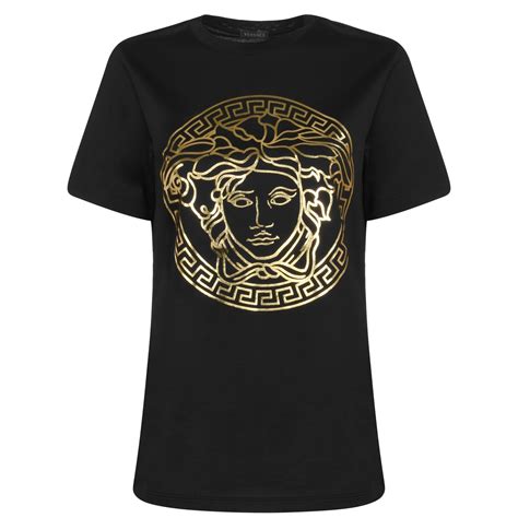 versace t shirt black medusa